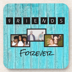 Porta-copo Colagem personalizada de fotos de modelo do dia de