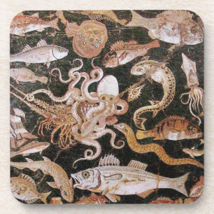 PORTA-COPO COLEÇÃO DE POMPEII/OCEANO - CENA DA VIDA MARINHA