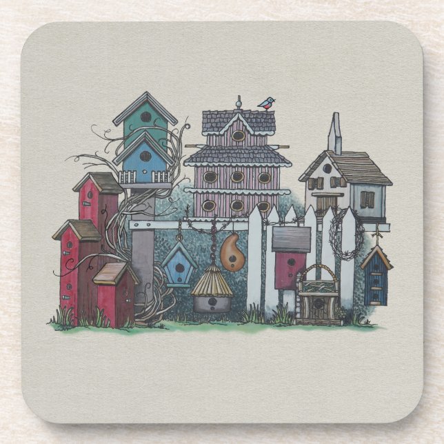 Porta-copo Coleção do Birdhouse (Frente)