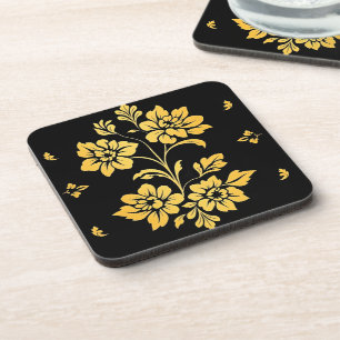Porta-copo Coleção Moderna de Luxo Floral Elegante