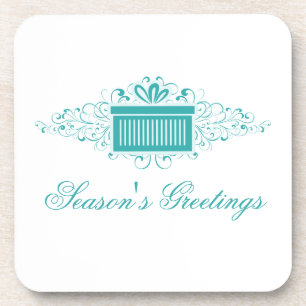 Porta-copo Coletor de Portas copos de Natal Presente, Aqua