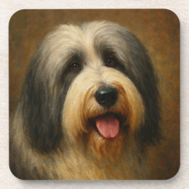 Porta-copo Collie Barbudo
