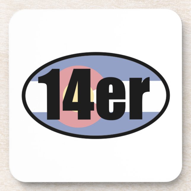 Porta-copo Colorado 14ers (Frente)