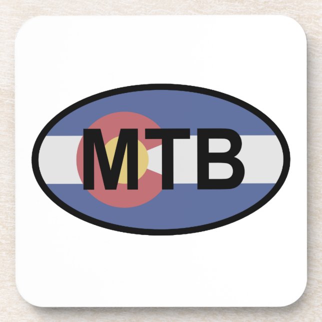 Porta-copo Colorado Flag Mountain Bike (Frente)