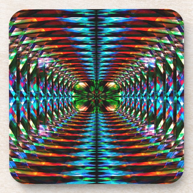 Porta-copo Colorful tunnel (Frente)