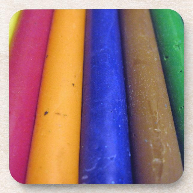 Porta-copo Colorida Crayons (Frente)