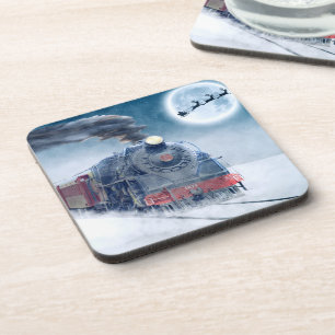 Porta-copo Comboio de Natal à meia-noite com Garota e Papais 