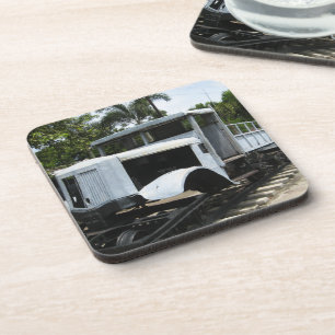 Porta-copo Comboio militar WW2 na ponte Rio Kwai