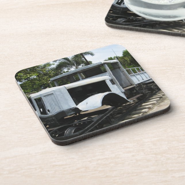 Porta-copo Comboio militar WW2 na ponte Rio Kwai (Left Side)