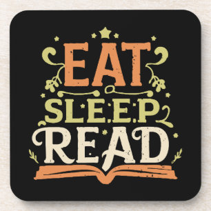 Porta-copo Comer Dormir Ler, Leitura Divertida