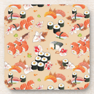 Porta-copo Comida japonesa: Padrão Sushi 3