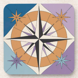 Porta-copo Compass Rosa MCM Conjunto de Portas copos