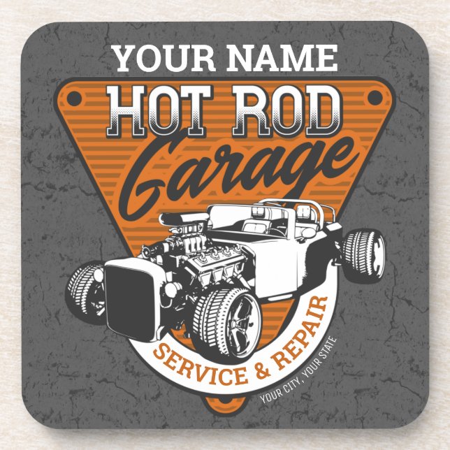 Porta-copo Compro Personalizado de Reparo do Roadster de Gara (Frente)