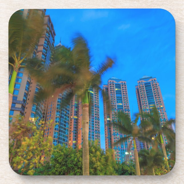 Porta-copo Condomínios de luxo na China (Frente)