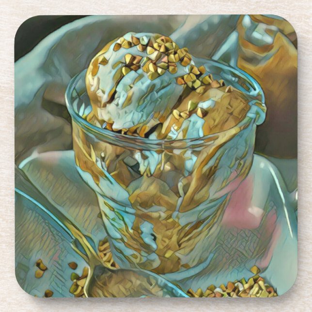 Porta-copo cone de sorvete de Verão (Frente)