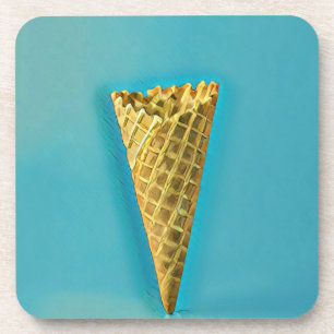 Porta-copo Cone de waffle para amantes de sorvetes