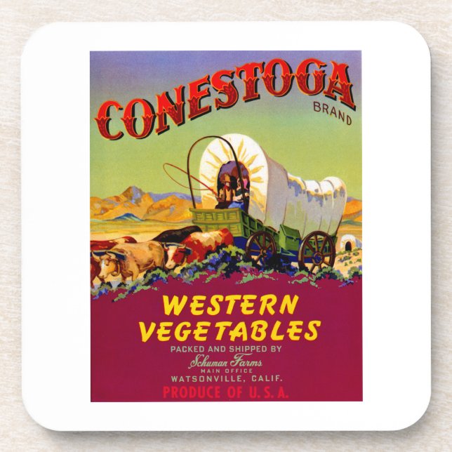 Porta-copo Conestoga Western Vegetables (Frente)