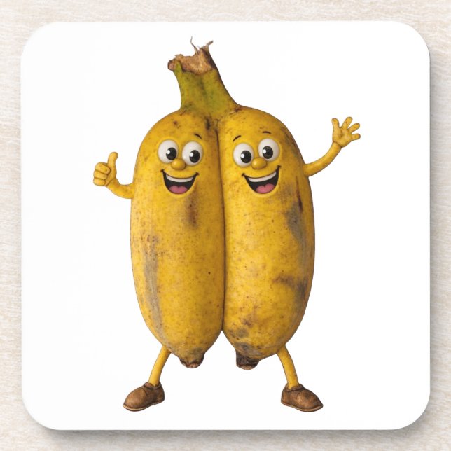 Porta-copo Conjoined Bananas Comedy Duo (Frente)