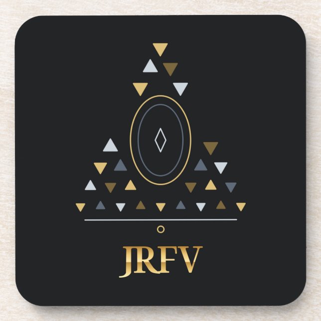 Porta-copo Conjunto de 6 Mosaico Aéreo JRFV (Frente)