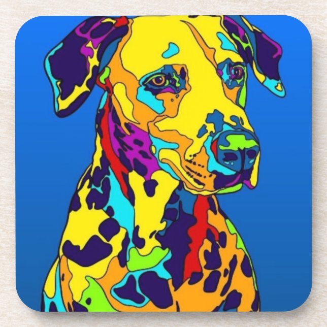 Porta-copo Conjunto de 6 Portas copos - Dalmaciano sentado (Frente)