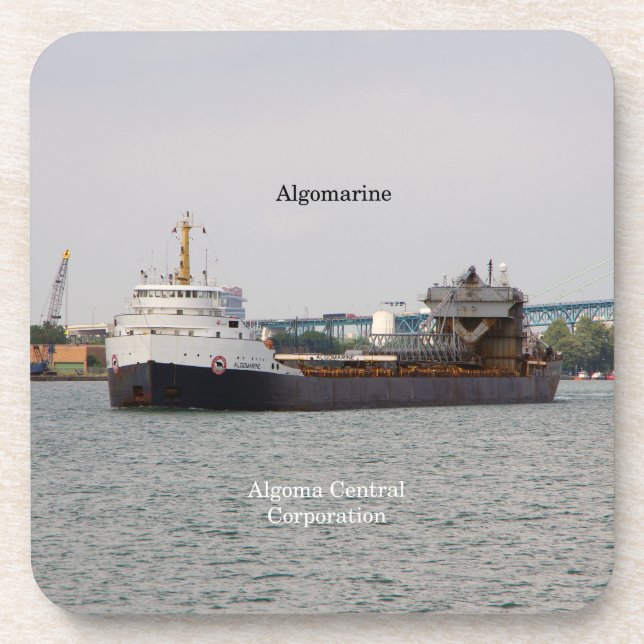 Porta-copo Conjunto de algomarinas de 6 portas copos de plást (Frente)