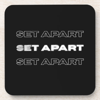 Porta-copo Conjunto de Apoio Set Apart – Decoração Cristã par