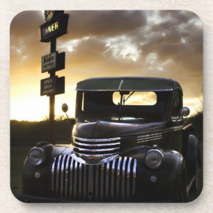 Porta-copo Conjunto de Caminhões antigos de Chevy de 6 Porta