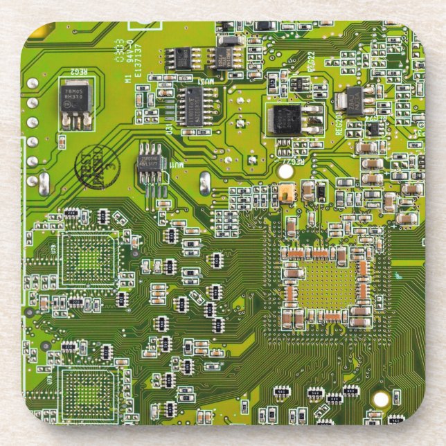 Porta-copo Conjunto de circuito impresso Circuito verde PCB C (Frente)