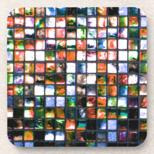 Porta-copo Conjunto de Coasters de Bebida de Quadrados de Mos