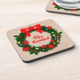 Porta-copo Conjunto de Feliz Navidad Feliz Plástico de Natal 