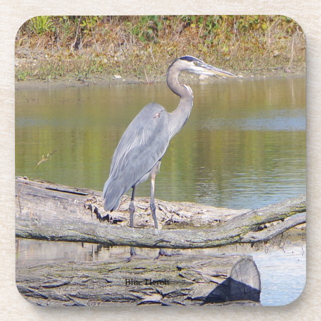 Porta-copo Conjunto de Herões Azuis com 6 portas copos plásti (Frente)