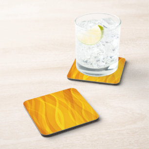 Porta-copo Conjunto de ondas de tecelagem de ouros 6 portas c