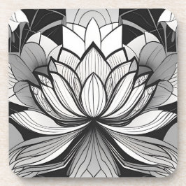 Porta-copo Conjunto de Portas copos Art Deco Lotus