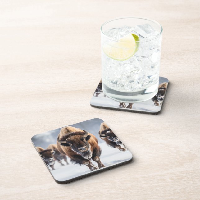 Porta-copo Conjunto de Portas copos de Buffalo Yellowstone (Lado Direito)