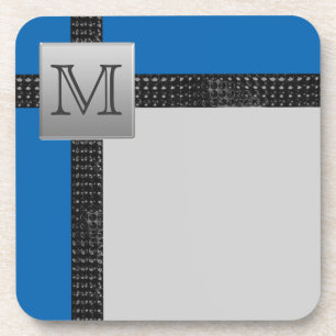 Porta-copo Conjunto de Portas copos de Cinzas Azul Preto, Mon