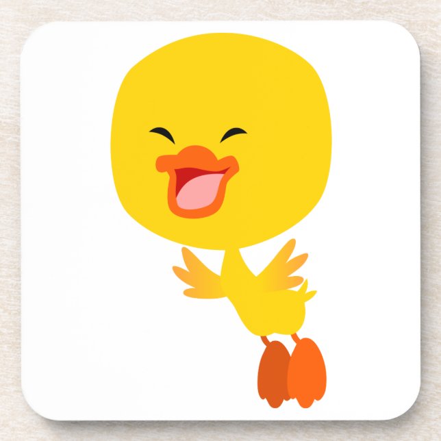 Porta-copo Conjunto de Portas copos de Duckets de Cartoon de  (Frente)