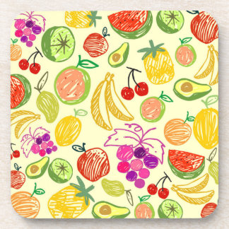 Porta-copo Conjunto de portas copos de fruta mista
