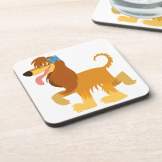 Porta-copo Conjunto de Portas copos de Hound Afegão de Cartoo