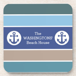 Porta-copo Conjunto de portas copos de texto personalizado de