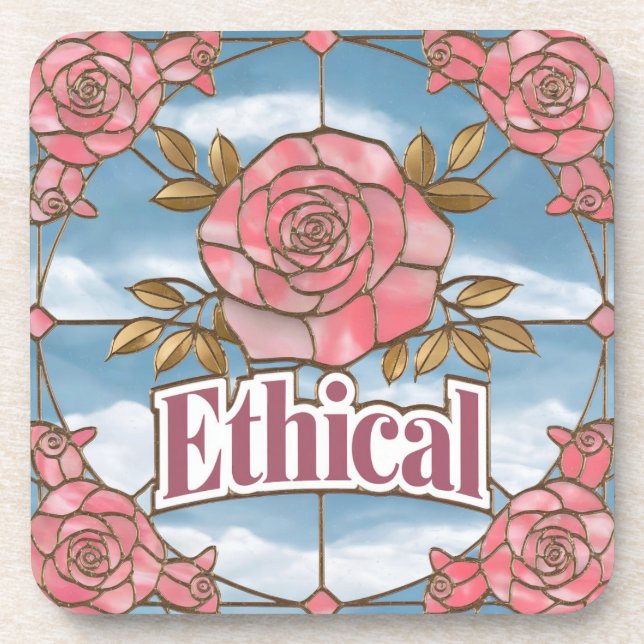 Porta-copo Conjunto de Portas copos de Vidro Obtida Ética (Frente)