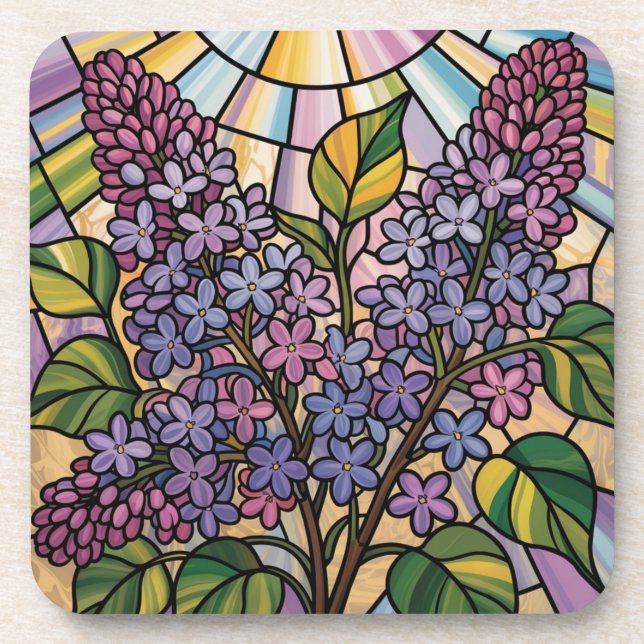 Porta-copo Conjunto de Portas copos de Vidro Retinado (Frente)