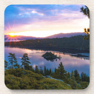 Porta-copo Conjunto de Portas copos Emerald Bay Lake Tahoe So