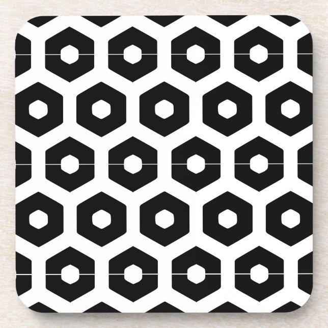 Porta-copo Conjunto de portas copos - hexágonos (Frente)