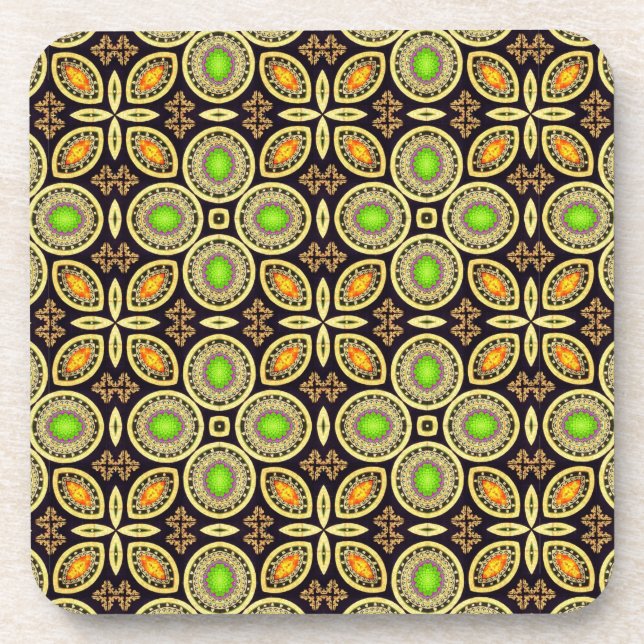 Porta-copo conjunto de portas copos impressão africano (Frente)