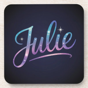 Porta-copo Conjunto de Portas copos Julie Blue Sparkles