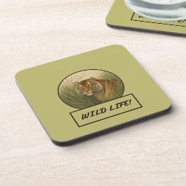 Porta-copo Conjunto de Portas copos Khaki Escuro Bengal Tiger