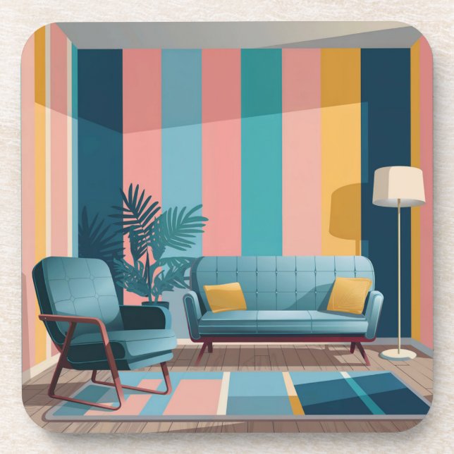 Porta-copo Conjunto de Portas copos Plásticas da Sala Moderna (Frente)