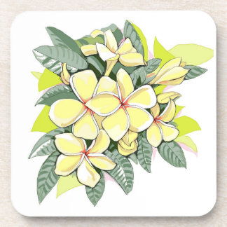 Porta-copo Conjunto de Portas copos Plumeria de 6