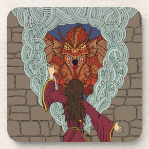 Porta-copo Conjurando o Dragão