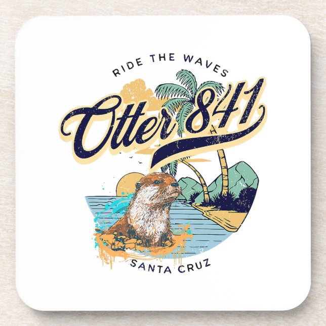 Porta-copo Conselho de Surf 841 surfing Otter 841 California (Frente)